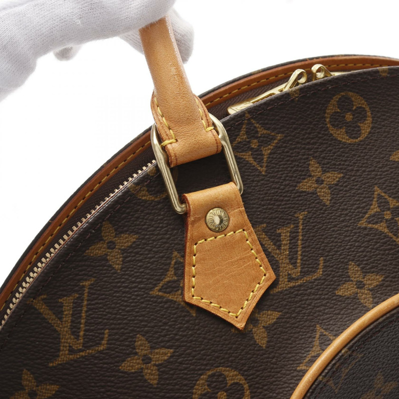 LOUIS VUITTON Ellipse MM 手提包 M51126 Monogram 皮革棕色二手-7