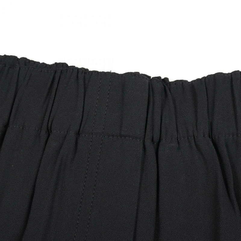 LANVIN 褲子 360-11504-083 黏膠纖維 黑色 二手 女士-6