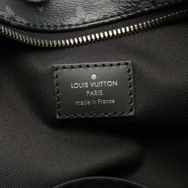 路易威登 Apollo 雙肩包 M43186 Monogram Eclipse 帆布 黑色 男款-3