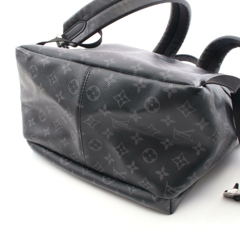 路易威登 Apollo 雙肩包 M43186 Monogram Eclipse 帆布 黑色 男款-5