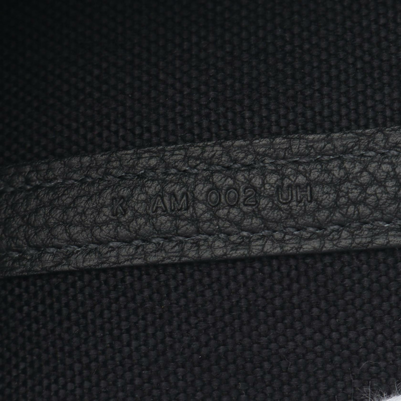 HERMES Garden party PM 手提包 Negonda 皮革 Negonda 皮革 / Toile 軍裝 黑色 二手 女士-4