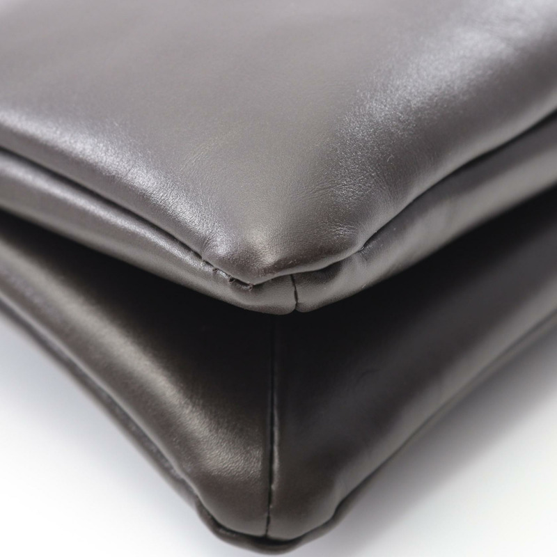 BOTTEGA VENETA 小號 Liberta Fondente 單肩包 806030V4SJ1 皮革棕色全新-4