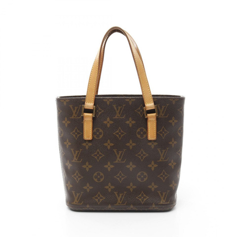 LOUIS VUITTON VavinPM Monogram 手提包 M51172 PVC 塗層帆布皮革棕色二手女士