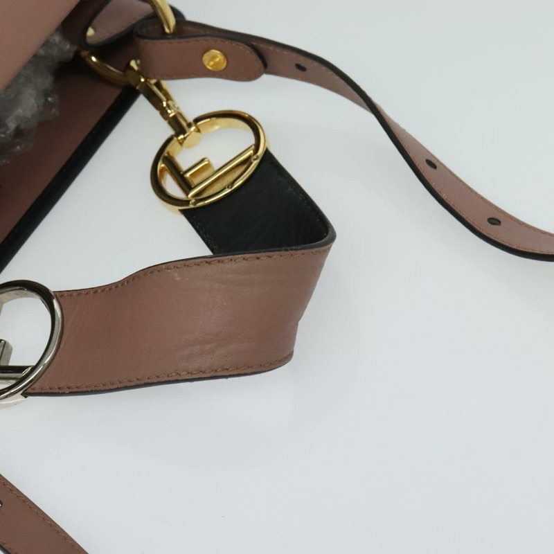 【日本直送】FENDI Runaway 小號手提包 皮革 2 款 粉紅金色 正品 bs25561-6