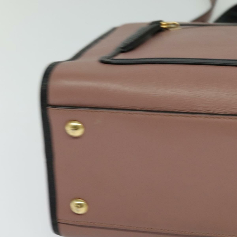 【日本直送】FENDI Runaway 小號手提包 皮革 2 款 粉紅金色 正品 bs25561-15