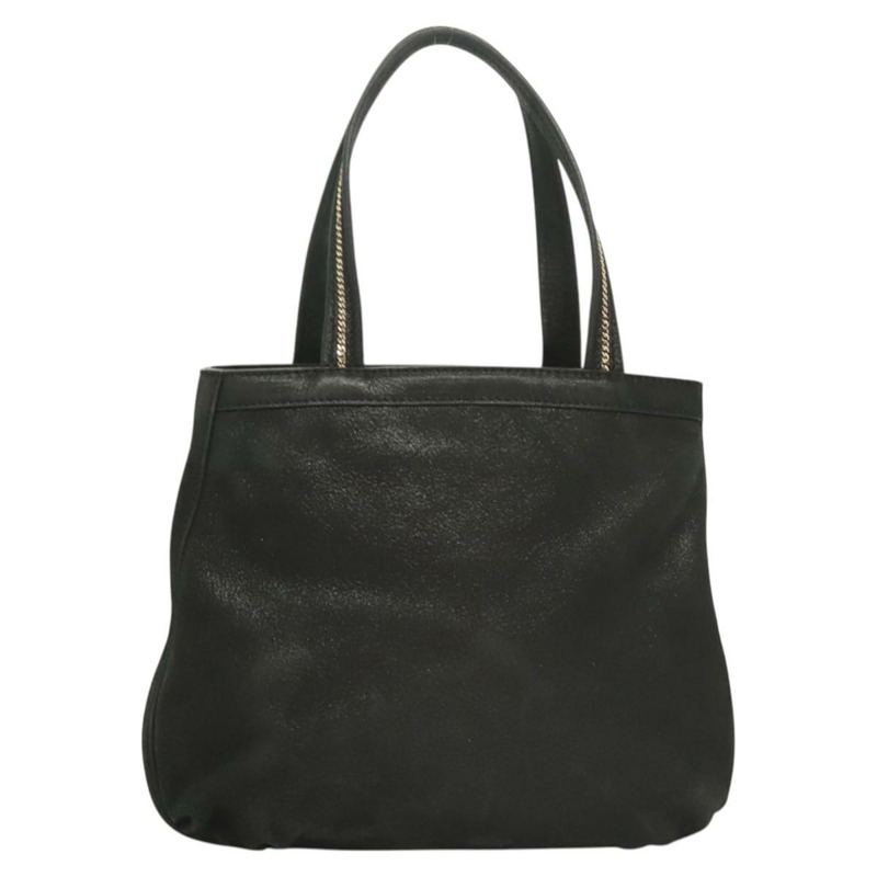 【日本直送】FENDI 托特包 皮革 黑金色 正品 gh135-1