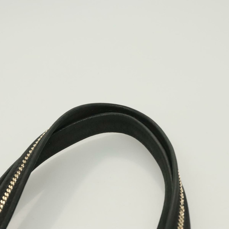 【日本直送】FENDI 托特包 皮革 黑金色 正品 gh135-7