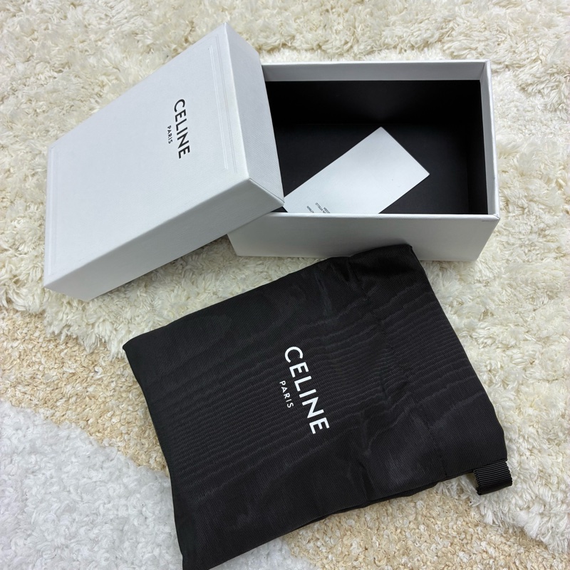 全新‼️Celine Flap Wallet 凱旋門 錢包  10D783 墨綠色-4