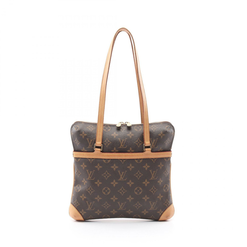 LOUIS VUITTON Coussin GM 單肩包 M51141 Monogram 帆布皮革棕色二手-0