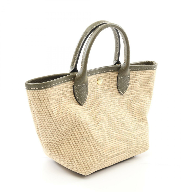 Longchamp Le Pliage XS 籃子單背包 草編帆布 米色 卡其色 全新-1