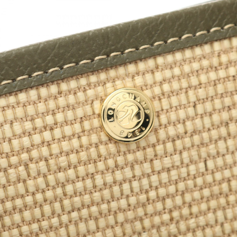 Longchamp Le Pliage XS 籃子單背包 草編帆布 米色 卡其色 全新-3