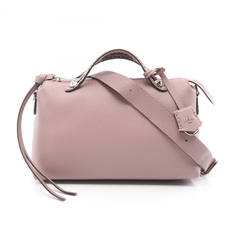 FENDI BY THE WAY SOFT 中 Selleria 手提包 8BL155ASU2F1QHN 皮革 紫色 全新-0