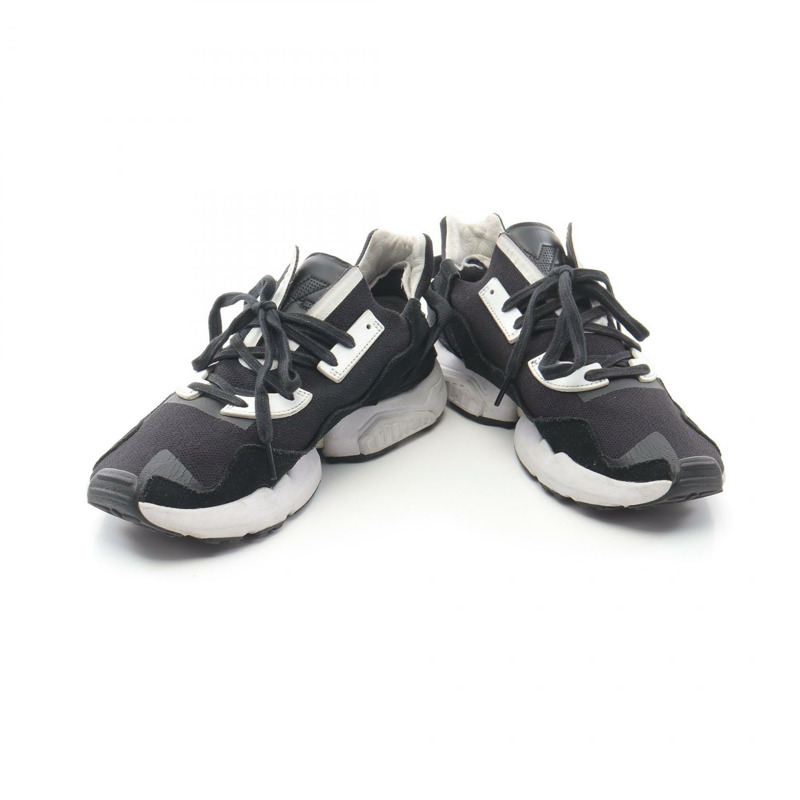 阿迪達斯 adidas × Y-3 運動鞋 EF2624 皮革 織物 黑色 白色 二手 男款-2