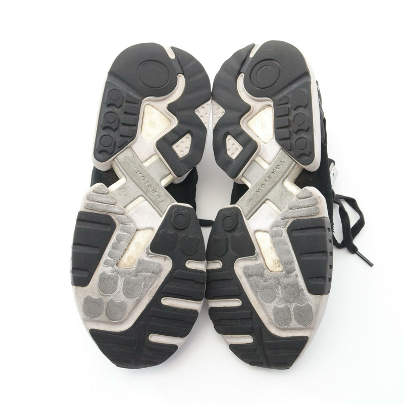 阿迪達斯 adidas × Y-3 運動鞋 EF2624 皮革 織物 黑色 白色 二手 男款-3