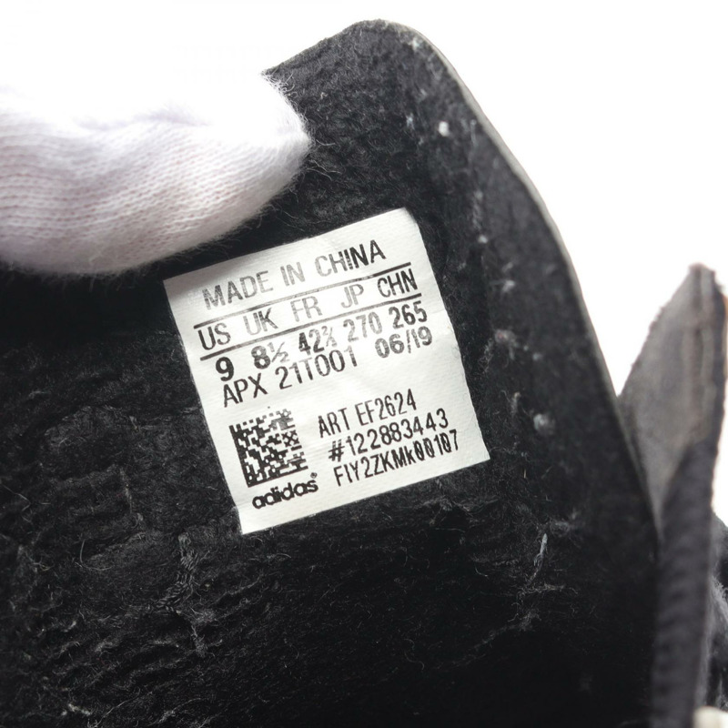 阿迪達斯 adidas × Y-3 運動鞋 EF2624 皮革 織物 黑色 白色 二手 男款-5