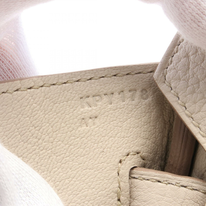 愛馬仕 Birkin 30 手提包 K Togo 皮革 米色 Beton SHW-4
