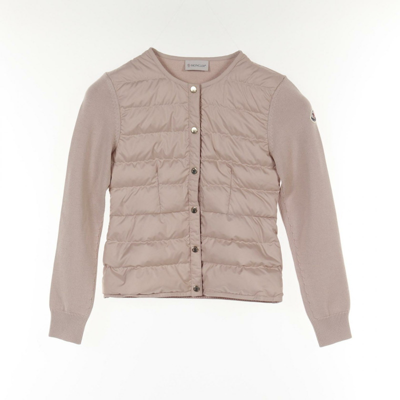 MONCLER 羽絨外套 9B00009 聚酯纖維/棉 粉紅色 二手 女款-0