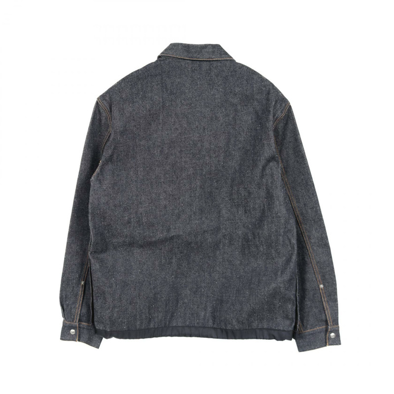 Christian Dior × sacai 牛仔夾克 #48 短版夾克 213D487AY507 棉 海軍藍 二手-1