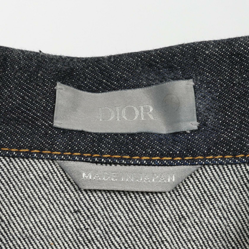 Christian Dior × sacai 牛仔夾克 #48 短版夾克 213D487AY507 棉 海軍藍 二手-2