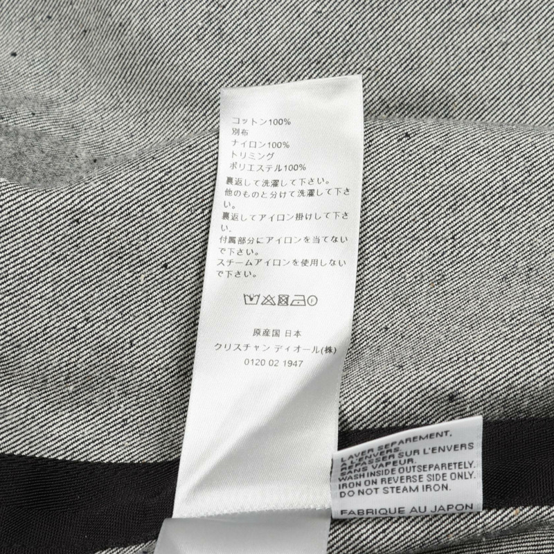 Christian Dior × sacai 牛仔夾克 #48 短版夾克 213D487AY507 棉 海軍藍 二手-3