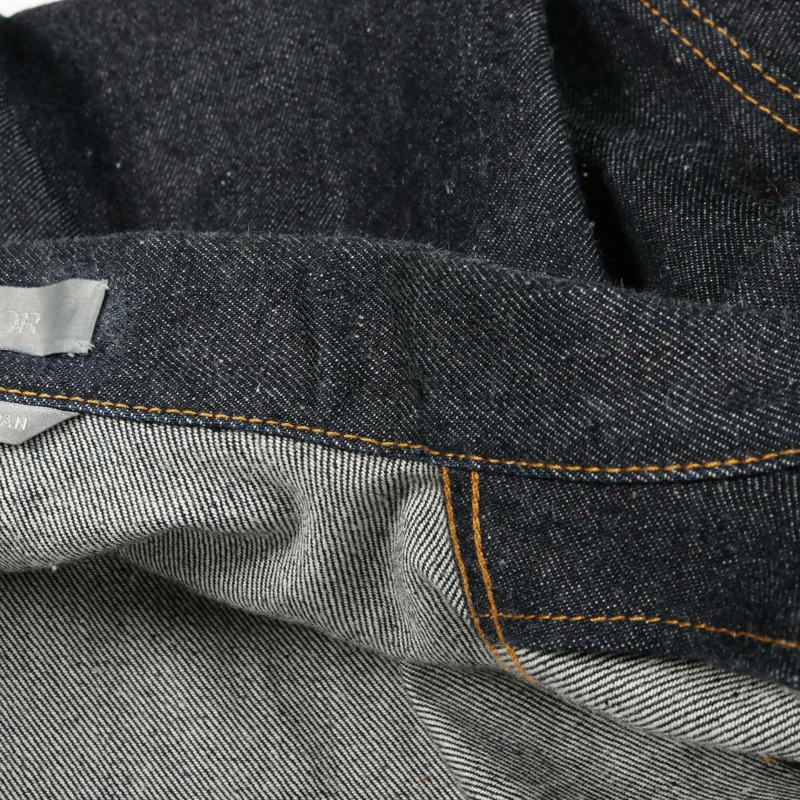 Christian Dior × sacai 牛仔夾克 #48 短版夾克 213D487AY507 棉 海軍藍 二手-5