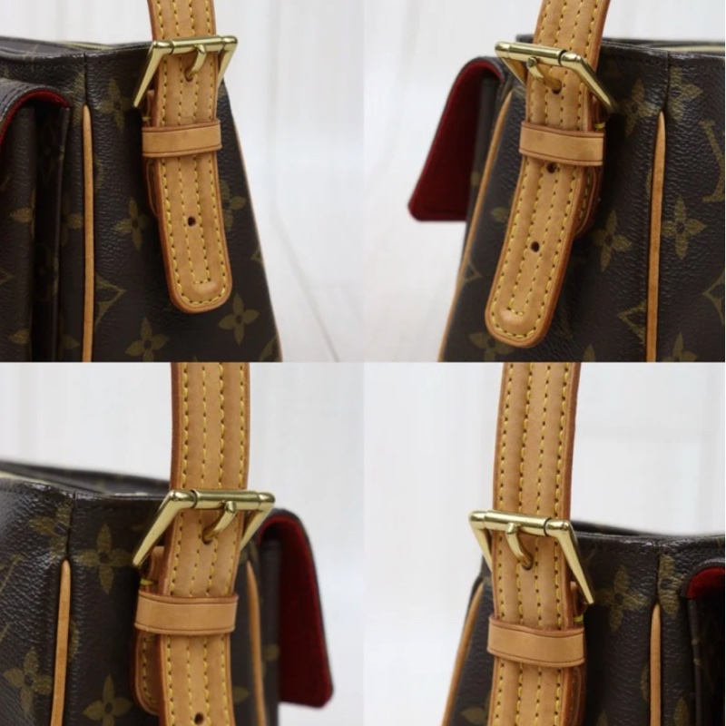 「JL精品代購」95新 LV 老花 駱駝包-7