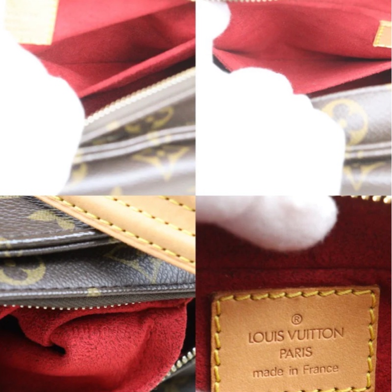 「JL精品代購」95新 LV 老花 駱駝包-10