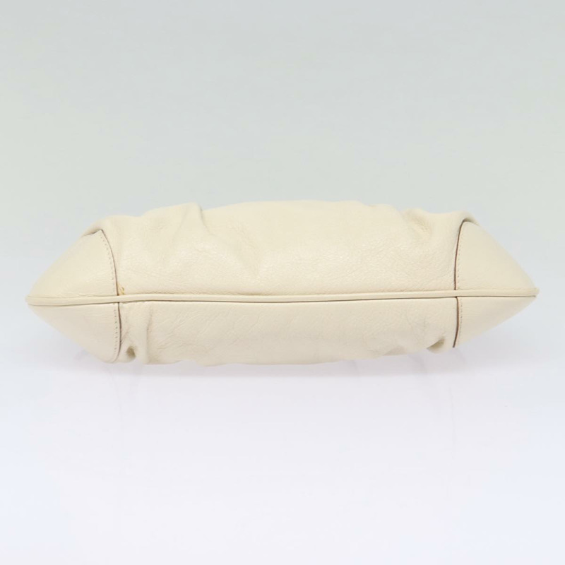 【日本直送】Salvatore Ferragamo Gancini 手提包 皮革 2 向 白色 正品 87666-4