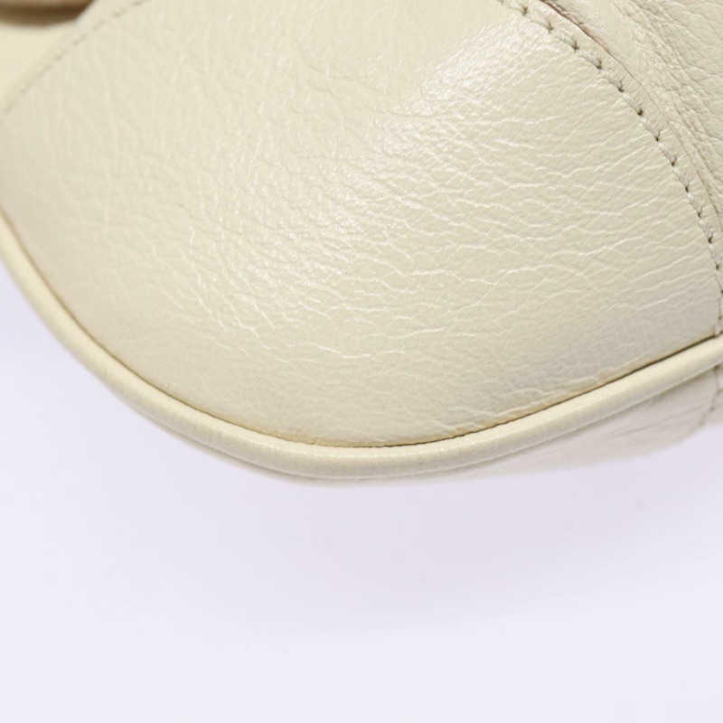 【日本直送】Salvatore Ferragamo Gancini 手提包 皮革 2 向 白色 正品 87666-7