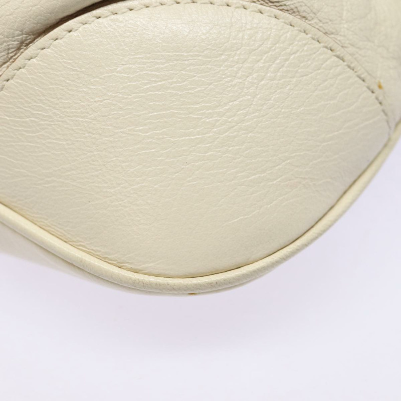 【日本直送】Salvatore Ferragamo Gancini 手提包 皮革 2 向 白色 正品 87666-14