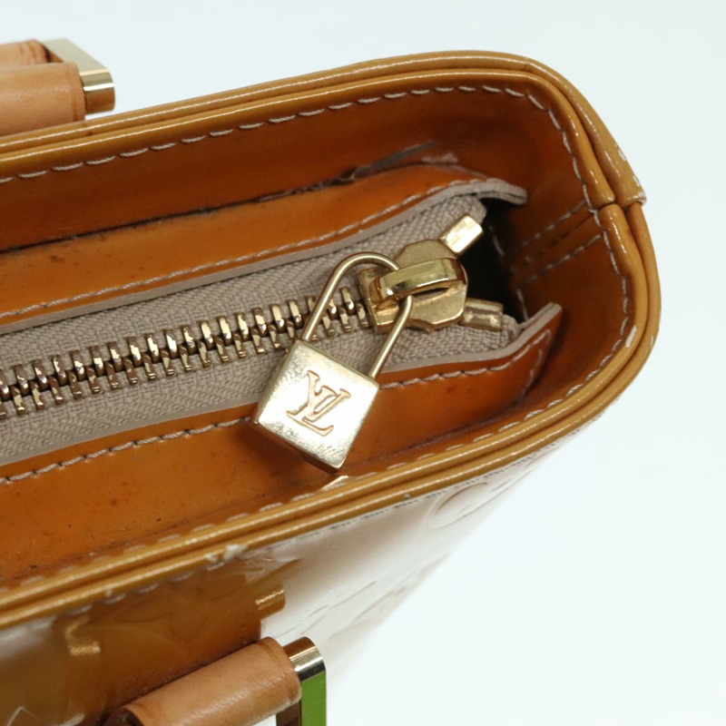 【日本直送】路易威登 Monogram Vernis Houston 手提包米色 M91004 LV 授權 90153-17
