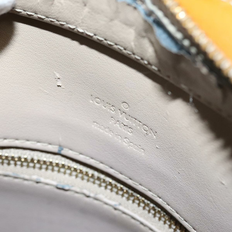 【日本直送】路易威登 Monogram Vernis Houston 手提包米色 M91004 LV 授權 90153-19