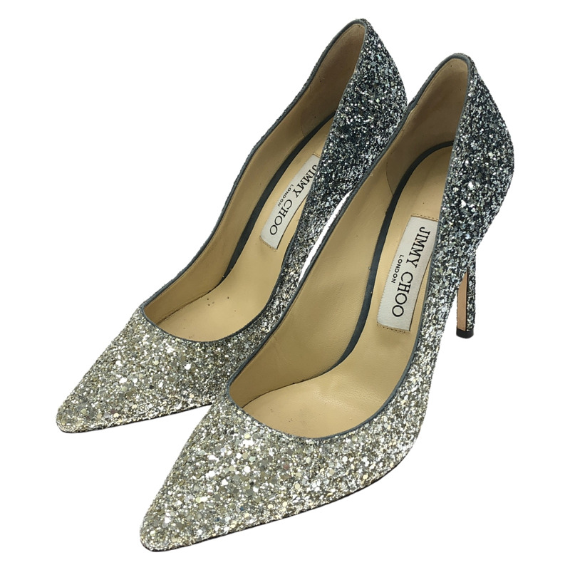 JIMMY CHOO 女士高跟鞋 銀色 二手-0