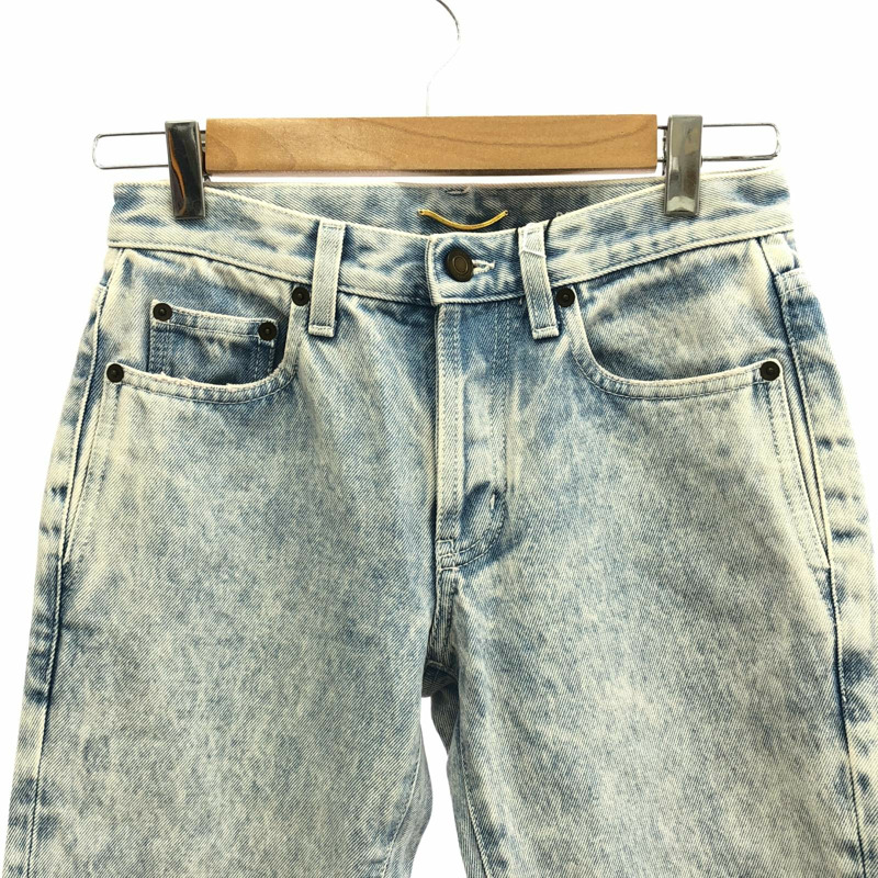 SAINT LAURENT PARIS 牛仔褲 淺藍色 669234 牛仔褲 棉質 藍色 二手 女款-2