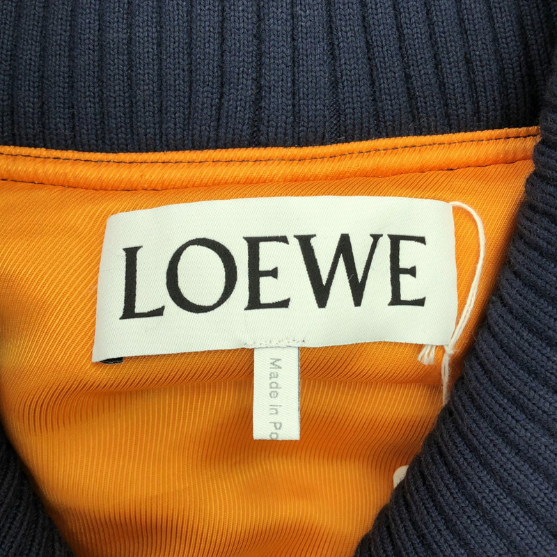 LOEWE 夾克 其他夾克 尼龍 海軍藍 二手 女款-4