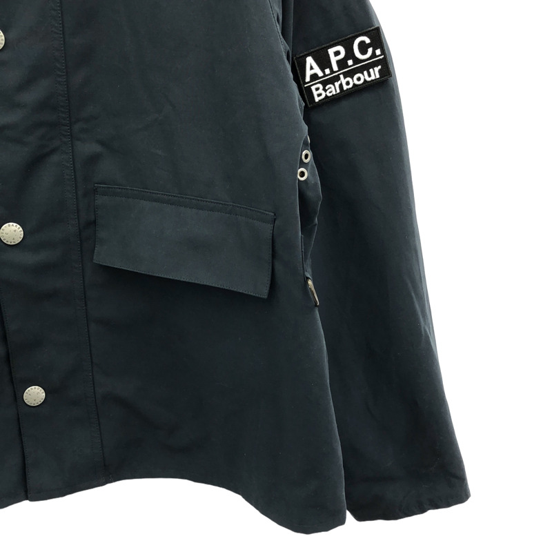 APC 夾克 海軍藍 x Barbour 251MCAS172 其他夾克 聚酯纖維 海軍藍 二手男款-3