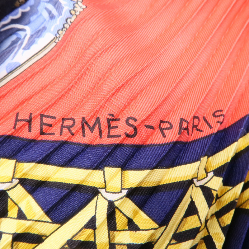 HERMES 絲質Scarf絲巾-9