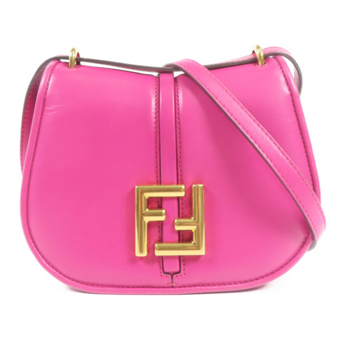 FENDI 牛皮皮革C'mon Small金扣肩背袋