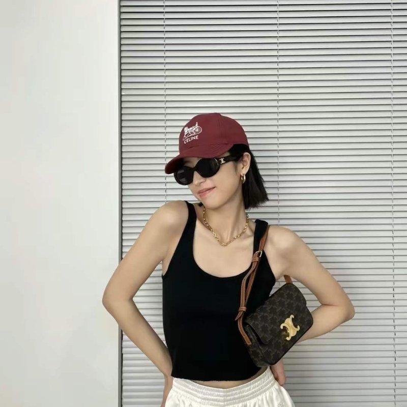 Celine 老花凱旋門 腋下包 超级百搭耐看 Lisa同款 尺寸20*10*4cm-1