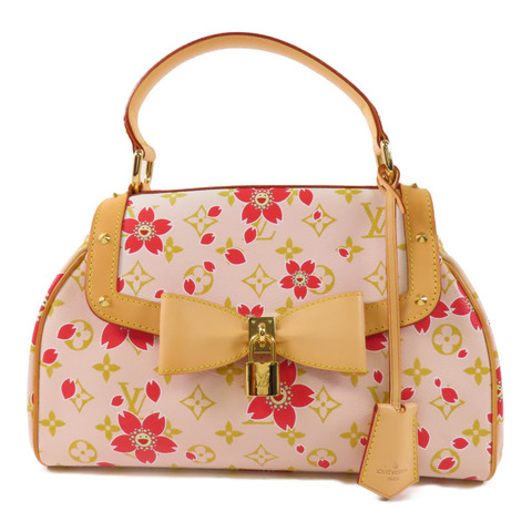 LOUIS VUITTON Monogram Blossom Sac Retro PM金扣手挽袋