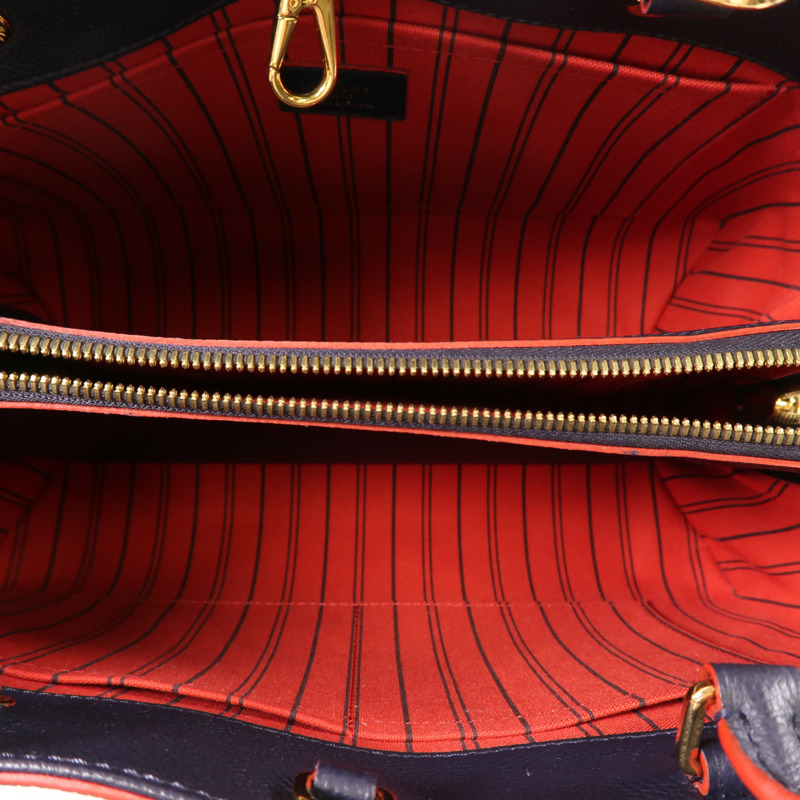 LOUIS VUITTON Monogram Empreinte Montaigne MM金扣手挽肩背兩用袋-5