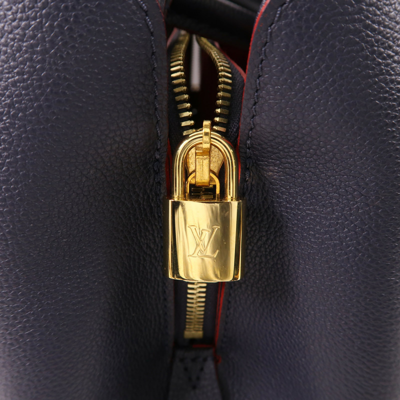 LOUIS VUITTON Monogram Empreinte Montaigne MM金扣手挽肩背兩用袋-10