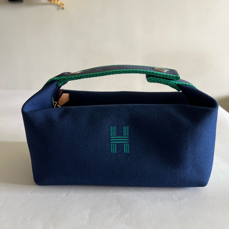 HERMES 愛馬仕飯盒包(深藍色)-4