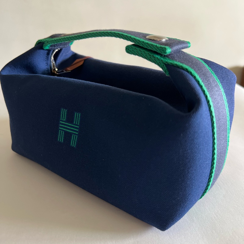 HERMES 愛馬仕飯盒包(深藍色)-8