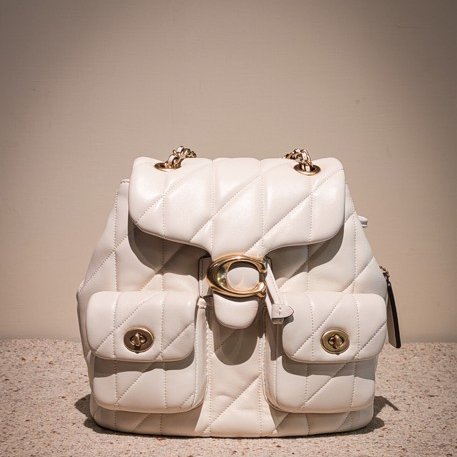 Coach Tabby Backpack 牛皮後背包-奶白-0