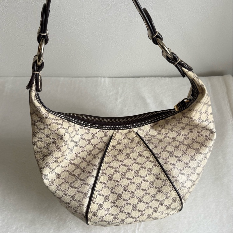 Celine vintage bag white-3