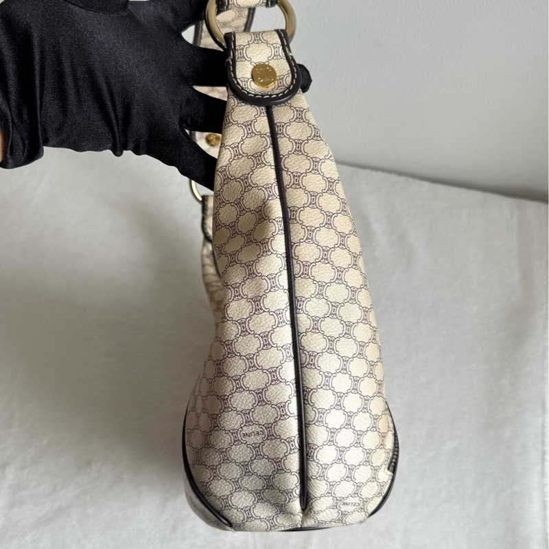 Celine vintage bag white-4