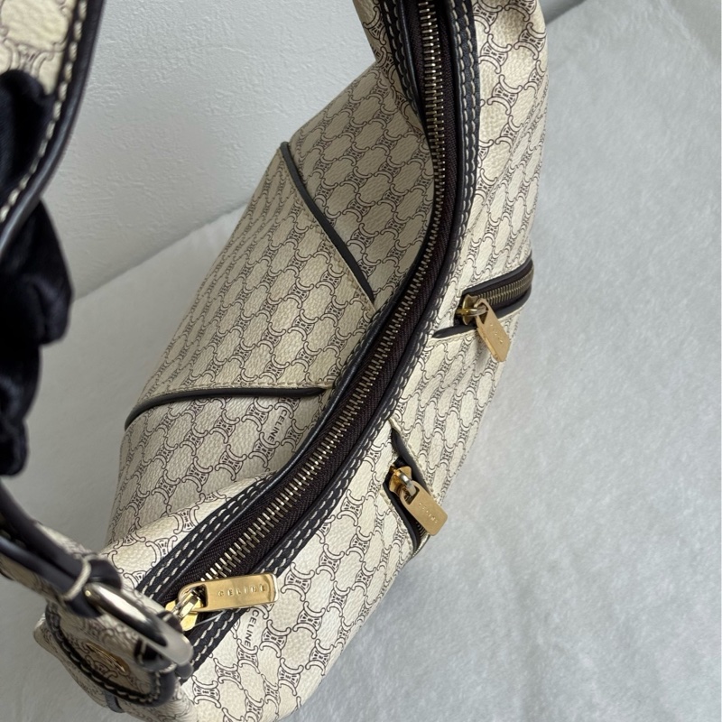 Celine vintage bag white-10
