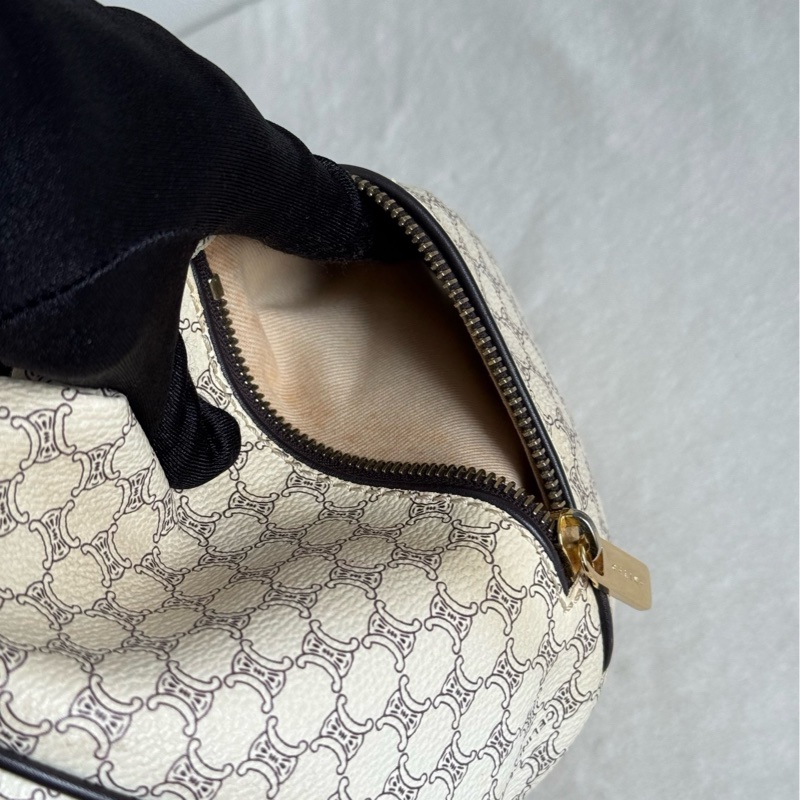 Celine vintage bag white-13