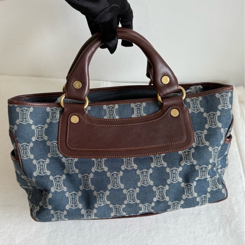 celine vintage bag牛仔-0